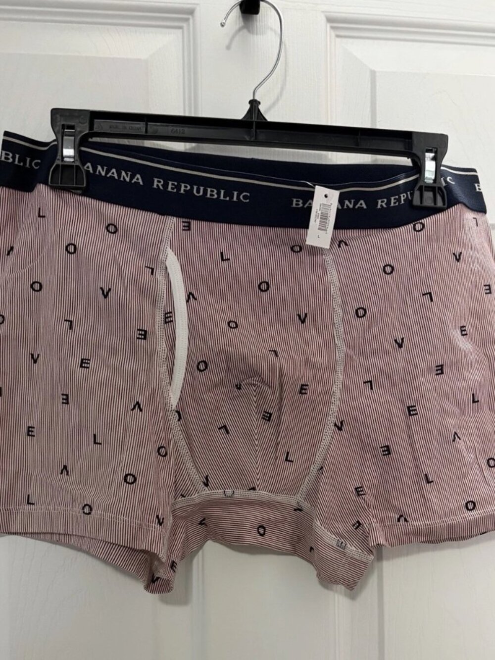 BNWT BANANA REPUBLIC MEN'S LOVE VALENTINE'S DAY BOXER BRIEF US SIZE LARGE (L)